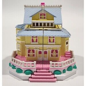 Vtg 1995 Bluebird Polly Pocket Clubhouse Pop-Up Party Play House